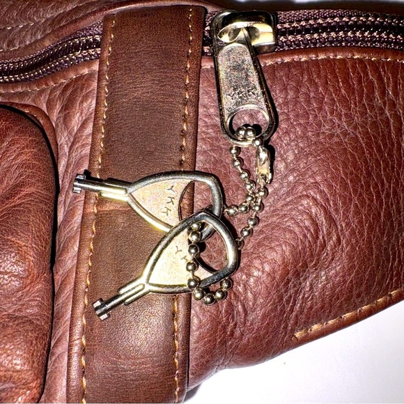 Coronado Men's Brown Leather Belt Bag - Picture 12 of 14